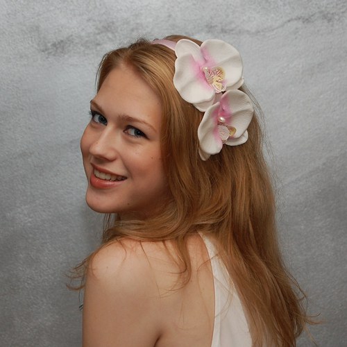 Orchidej pro romantiky ... čelenka — foto 5