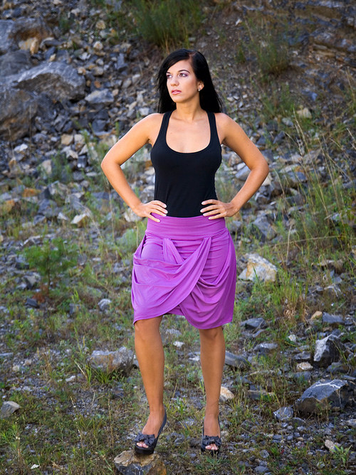 Sukně "Carra"- šeříková — foto 4
