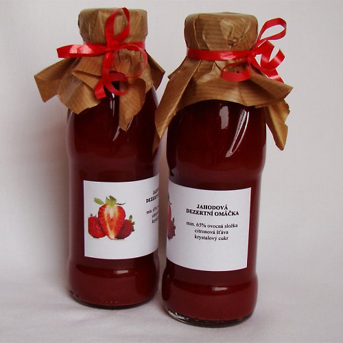 Jahodová dezertní omáčka 200 ml — foto 5