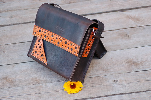 Handmade-KERTAG® kabelka EMENTÁL — foto 2