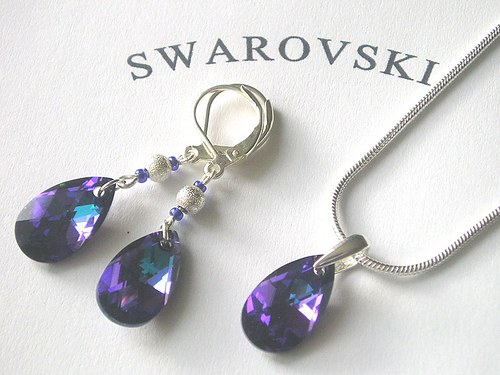 Swarovski kapky Heliotrope — foto 2