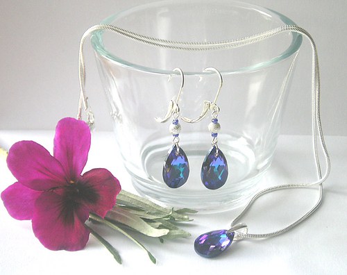 Swarovski kapky Heliotrope — foto 5