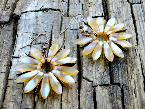 Naušnice " Sunny marguaritas " — foto 2