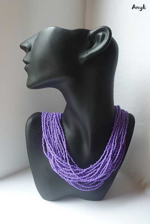Magic purple - náhrdelník SLEVA ze 135kč — foto 2