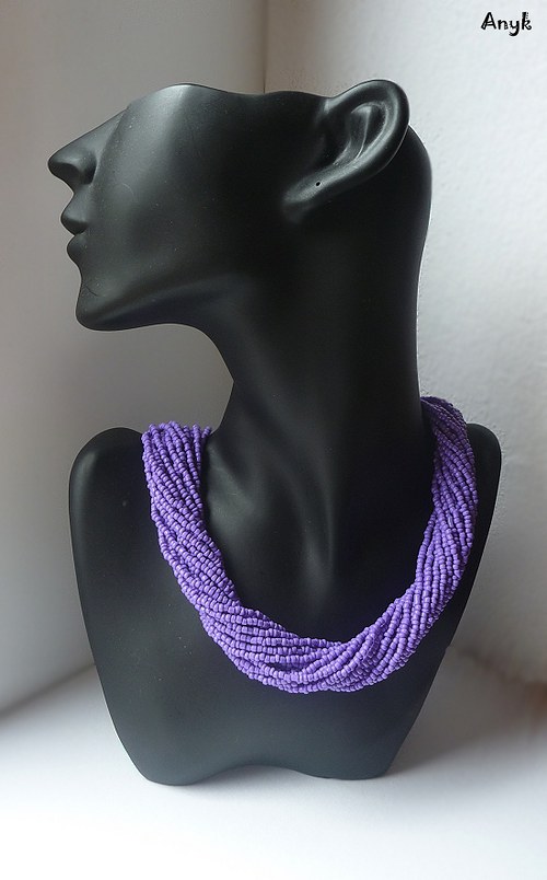 Magic purple - náhrdelník SLEVA ze 135kč — foto 3