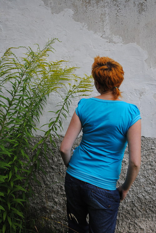 Tyrkysové s lemováním, vel. M — foto 6