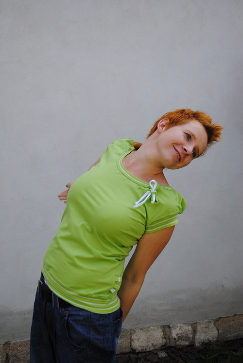 Zelené s lemováním, vel. M — foto 2