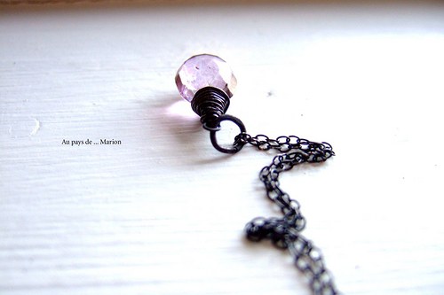 Náhrdelník violet... z kolekce "DARK" — foto 3
