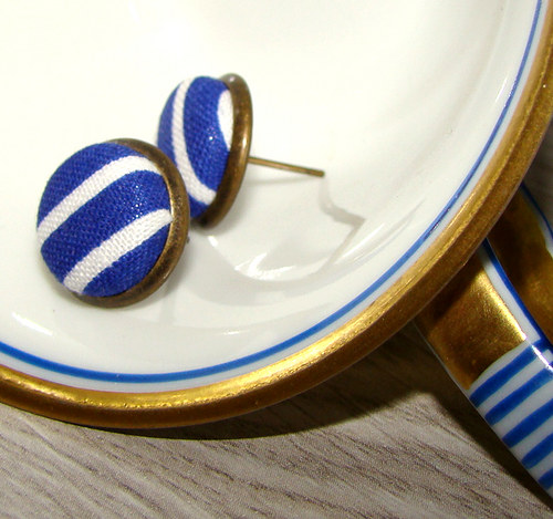 Buttonkové puzetky "Retro proužkovky" — foto 3