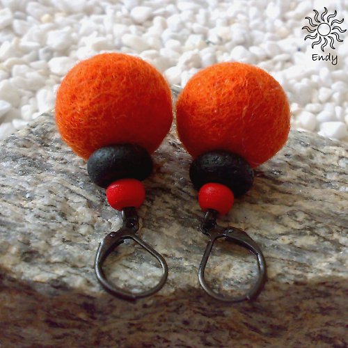 Winter fashion - orange — foto 3