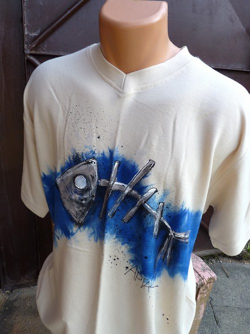 Pánské, "vykulená RYBA", L/XL — foto 2