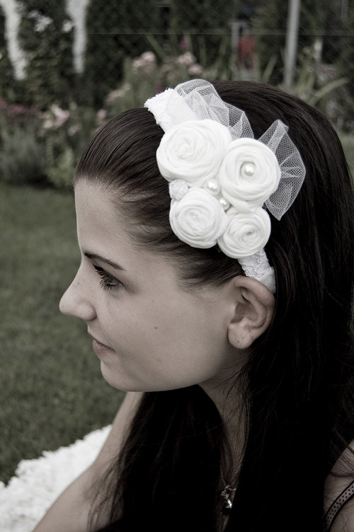 Čelenka "white day" No.2 — foto 4
