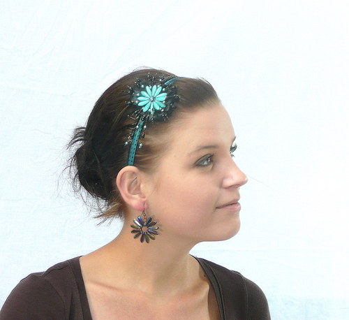 Čelenka : " Green and dotted " — foto 2