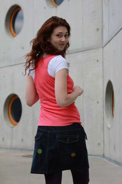 Riflová s květy "M" — foto 3