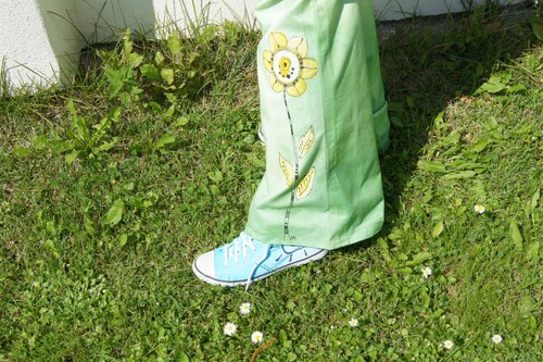 Trávové kalhoty...rozkvetlé :) — foto 2