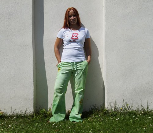 Trávové kalhoty...rozkvetlé :) — foto 5