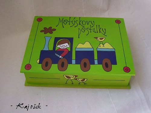 Mašinka - malovaná krabička — foto 2