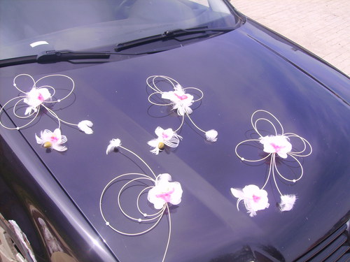 Sada na auto, orchideje - 4 kusy — foto 5