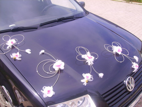 Sada na auto, orchideje - 4 kusy — foto 6