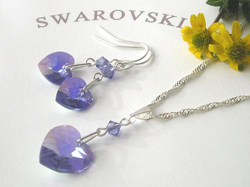 Swarovski sada Tanzanite AB...sleva — foto 2