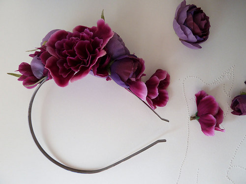 Čelenka Lilac-Bordó — foto 5