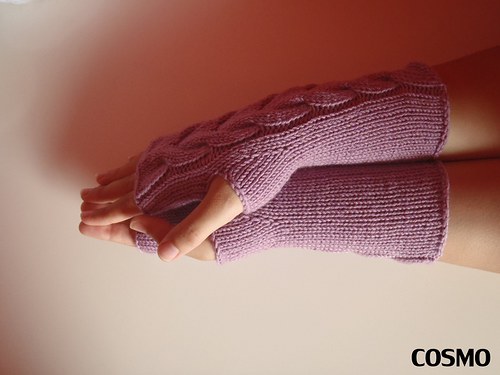Světle fialové návleky — foto 3