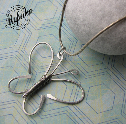 Přívěsek "Silver butterfly" — foto 2
