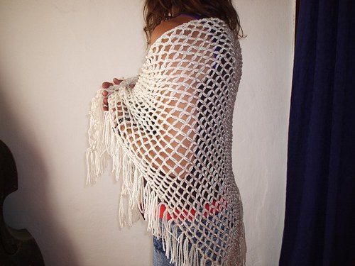 Pléd - ručně síťovaný — foto 3