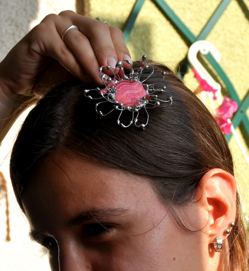 Rhodochrozitový květ — foto 6