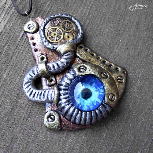 Modré oko na steampunkový pohon — foto 2
