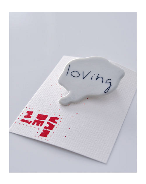 Komiksová bublina "loving" — foto 2