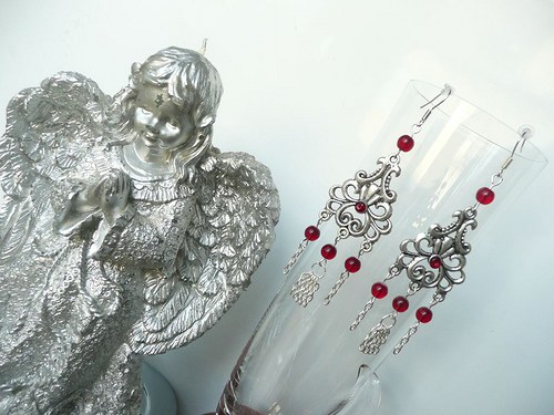 Ornamentky- červené -VÝPRODEJ — foto 2