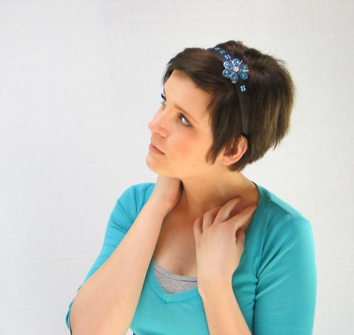 Čelenka " Blue dreams " — foto 5