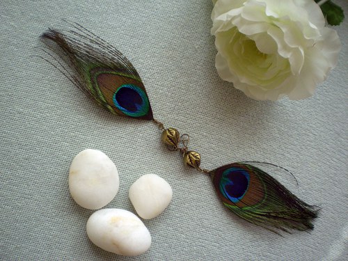 Náušnice PEACOCK — foto 5