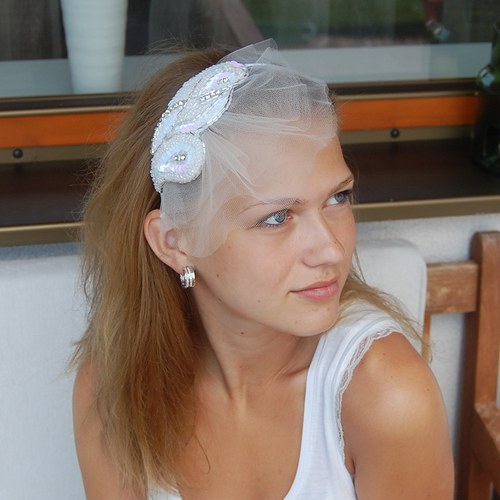 Perleťová vlna ... čelenka — foto 2