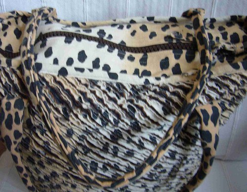 Leopardí žinylková kabela - SLEVA — foto 2