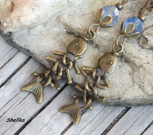 Náušnice,, FISH BONE,, — foto 3