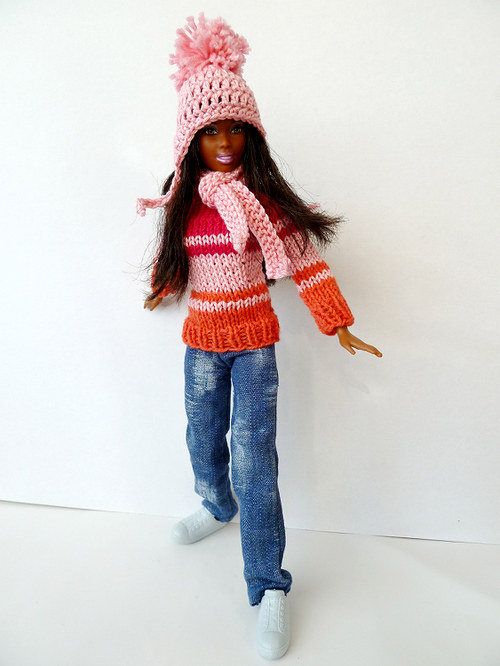 ROSE svetr pro Barbie — foto 2