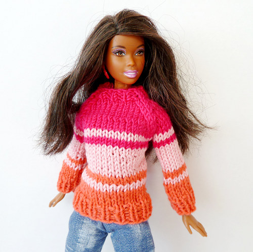 ROSE svetr pro Barbie — foto 3