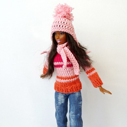 ROSE svetr pro Barbie — foto 5