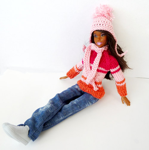 ROSE svetr pro Barbie — foto 6