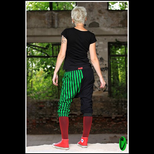 POSE*OUTKY Zelené pruhy — foto 3