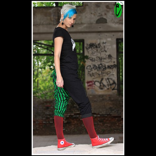 POSE*OUTKY Zelené pruhy — foto 4