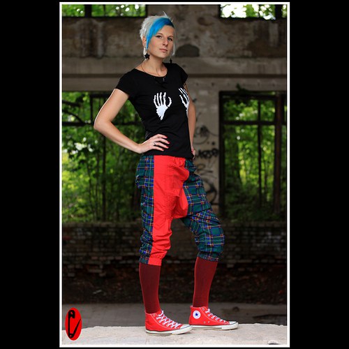 POSE*OUTKY Zelené káro — foto 4