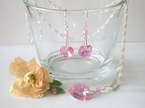 Swarovski sada Light Rose AB...SLEVA — foto 3