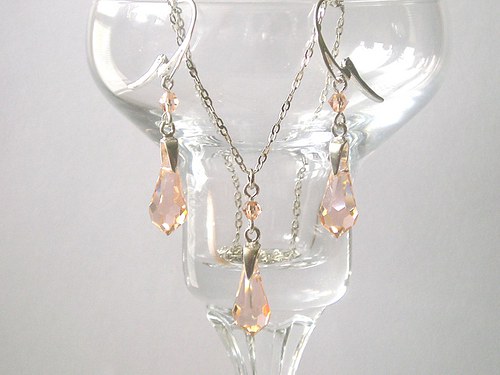 Swarovski drops ( stříbro Ag 925 ) — foto 4