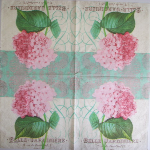 Ubrousek, motiv "Belle Hydrangea" — foto 2