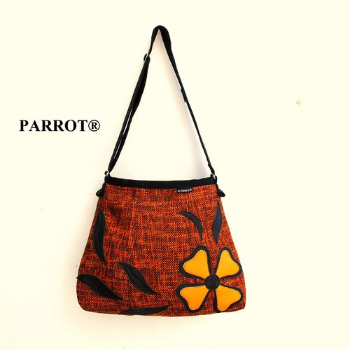 Kabelka - ORANGE FLOWER - PARROT® — foto 2