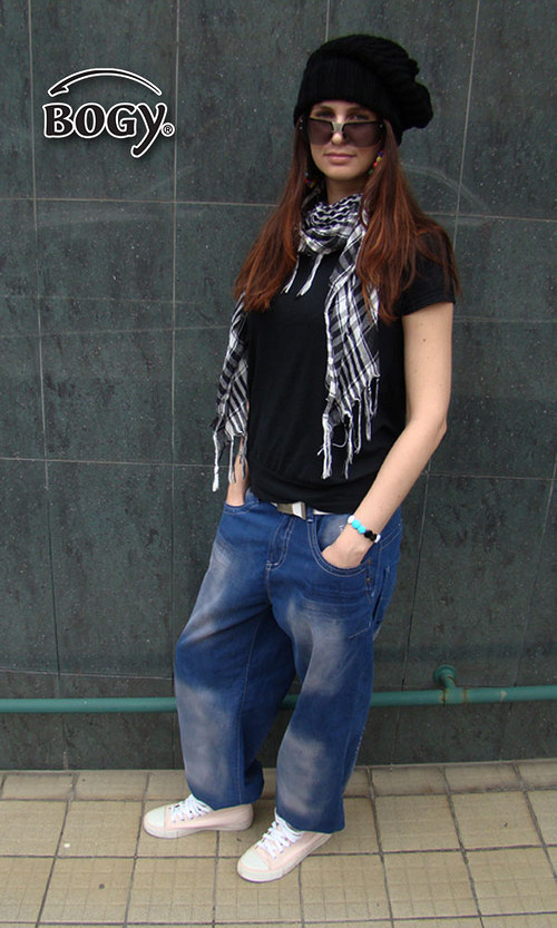 Hip hop džíny unisex - 210/38,40 — foto 2