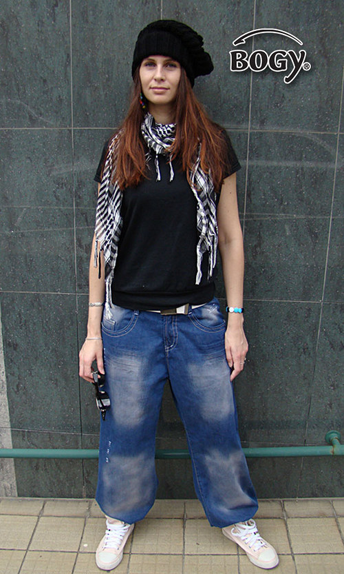 Hip hop džíny unisex - 210/38,40 — foto 4